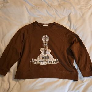 Altar'd State Brown Crewneck